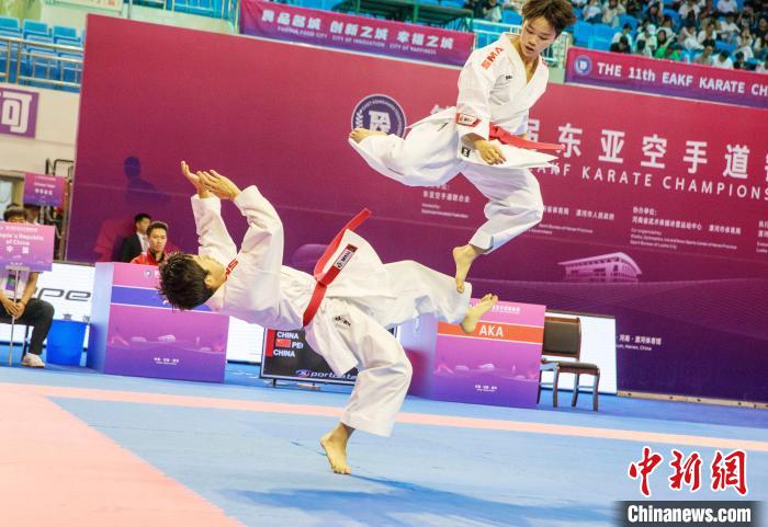 第11届东亚空手道锦标赛在河南漯河盛大开幕